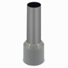 Kit Terminal Pré-isolado Tubular Simples Longo 35mm² | Cinza